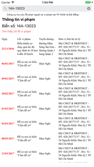 Screenshot #2 pour Kiểm tra phạt nguội Oto