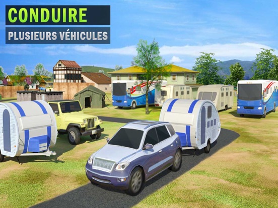 Screenshot #4 pour Campeur Camion Simulateur: Auto Remorque Au volant