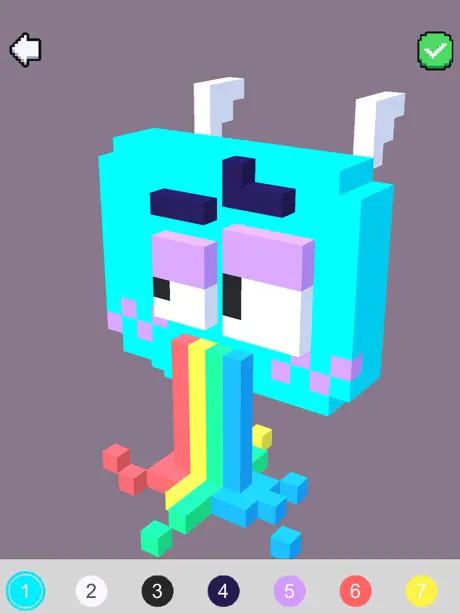 Voxel Art 3D - Color by number