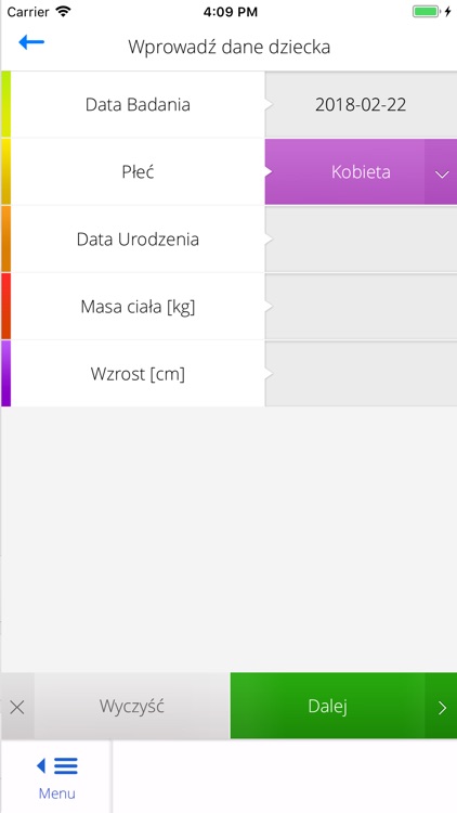 Kalkulator Rozwoju Dziecka