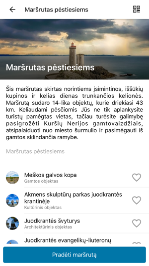 Pamario švyturių kelias