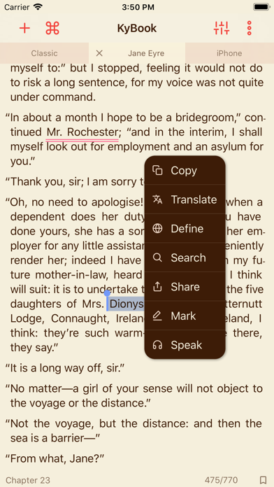 KyBook 3 Ebook Reader Screenshot