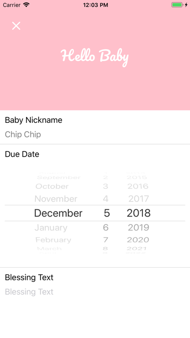 Hello Baby Pregnancy countdown screenshot 2