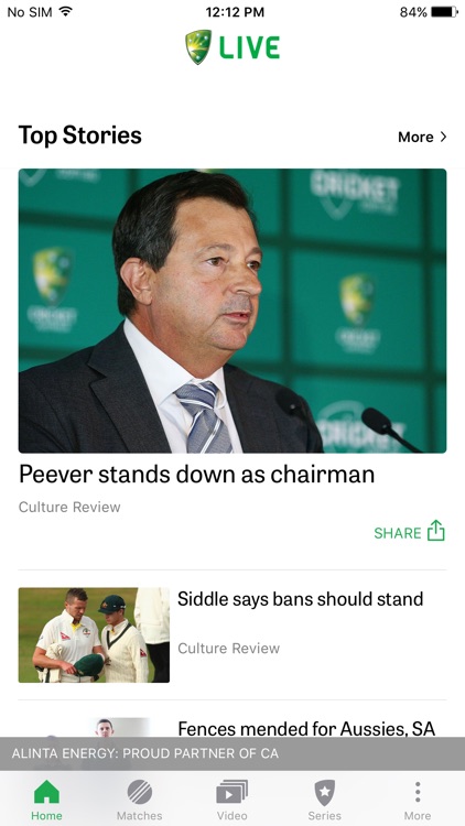 Cricket Australia Live