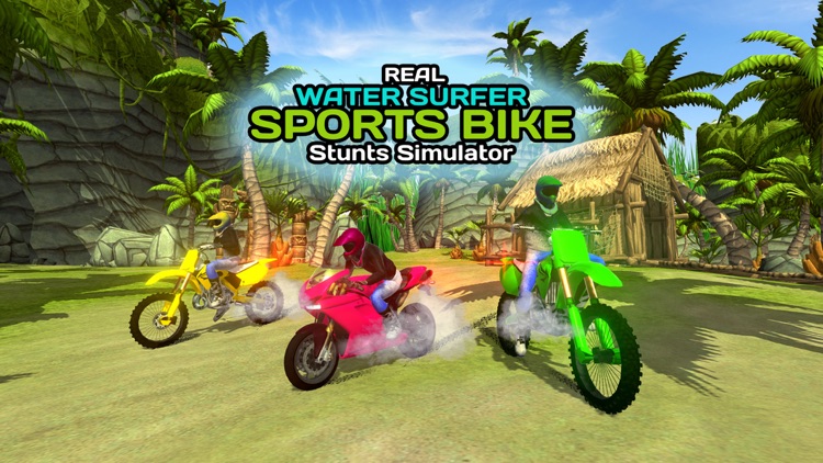 Real Water Surfer Sports Bike Stunts Simulator 18