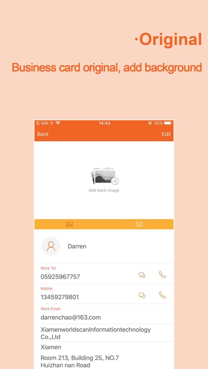 WeCard&business card scanner