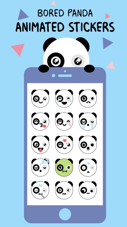 Bored Panda Animated Stickers