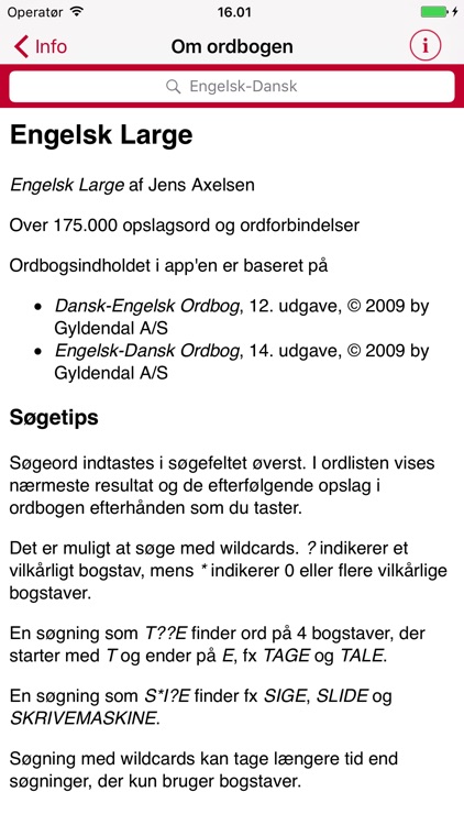 Gyldendal's English Danish Dictionary - Large screenshot-4