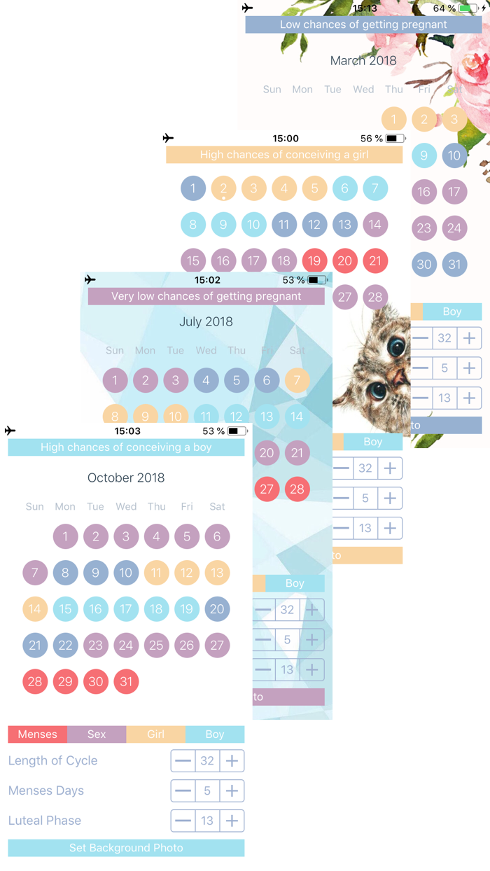 My Days Woman Calendar