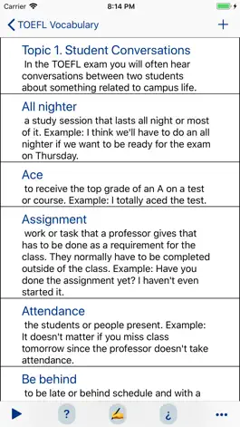 Game screenshot TOEFL Vocabulary Listening apk