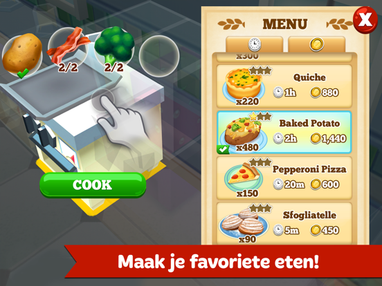 Restaurant Story 2 iPad app afbeelding 2