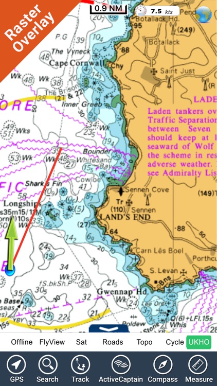 Marine : South West England GPS charts Navigator