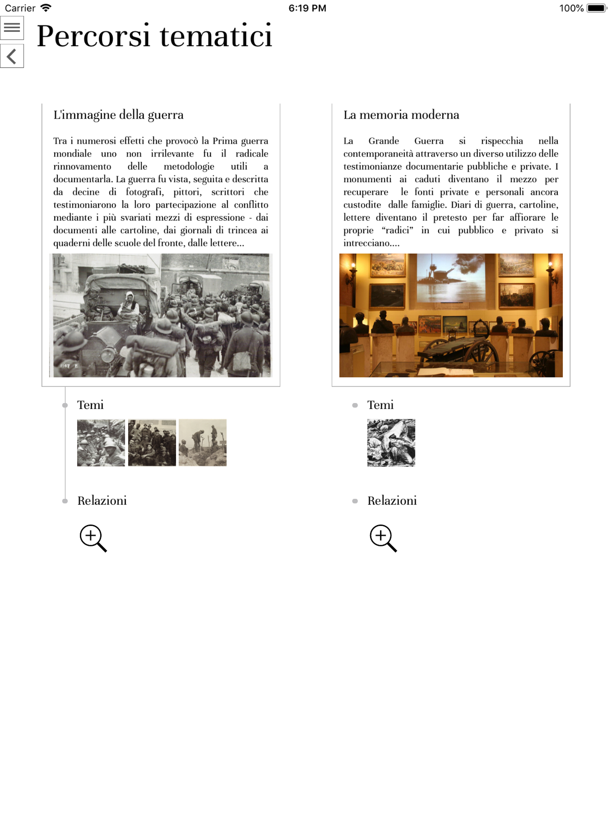 Vedere la Grande Guerra