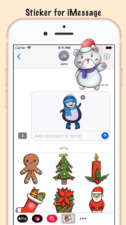 Together Snowy Day Sticker