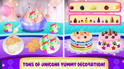 Unicorn Food Party Cake Slushy screenshot 3