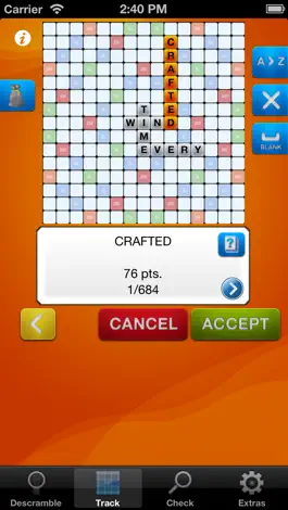 Game screenshot Descrambler - Word game cheat apk