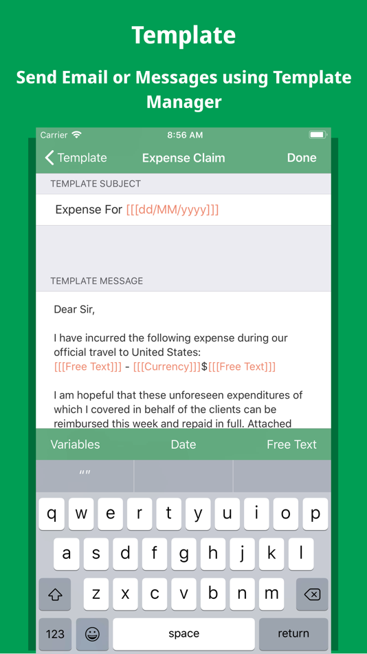 Template Manager - 1.2 - (iOS)