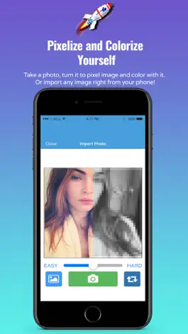 Game screenshot Rocket Pixel - Color by Number apk