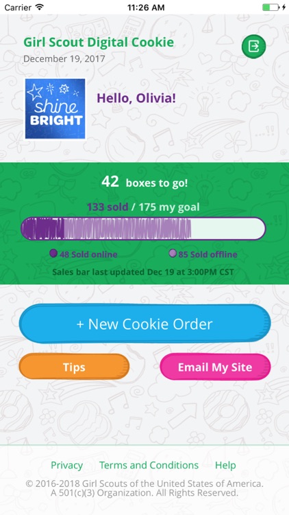 Digital Cookie Mobile App