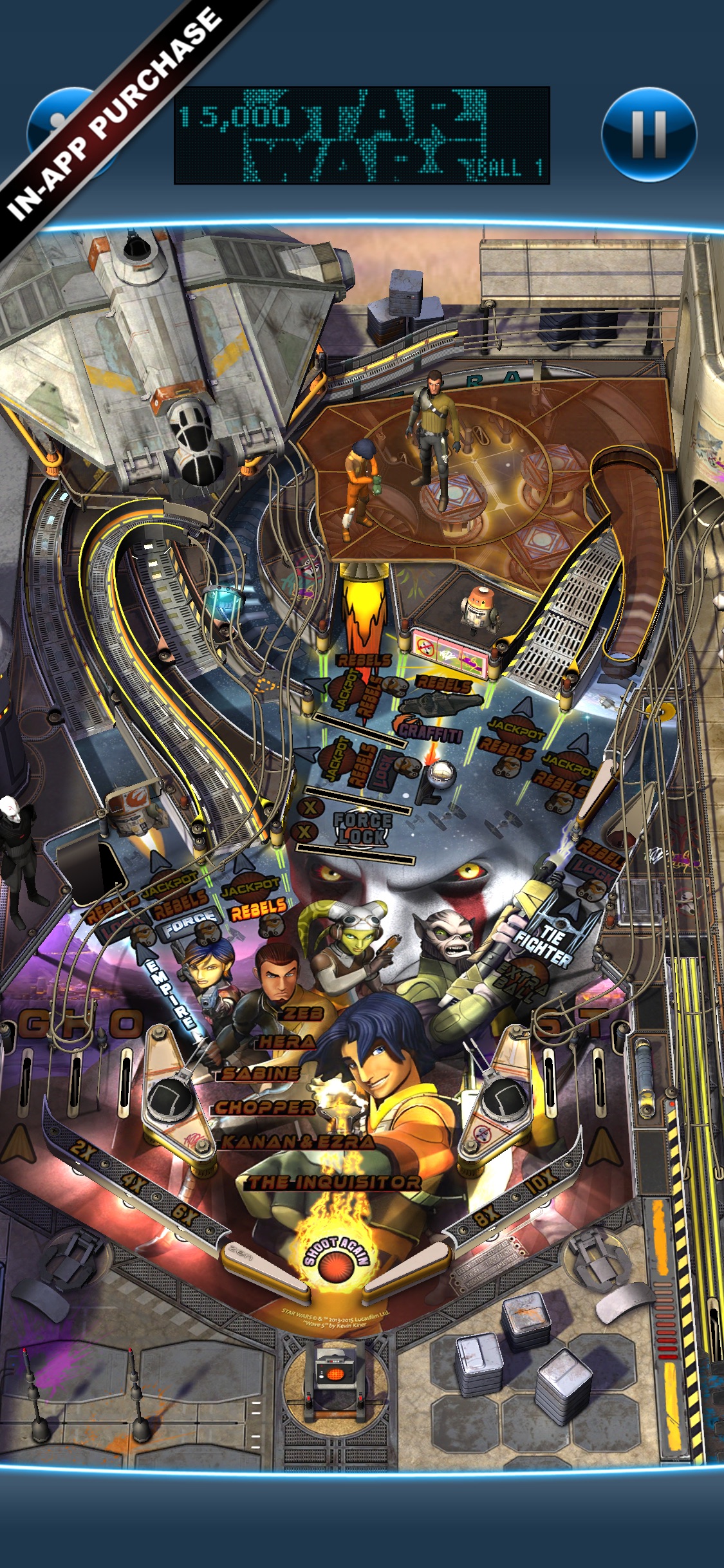 Screenshot do app Star Wars™ Pinball 7