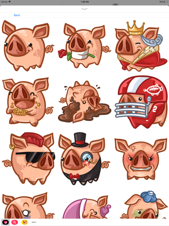 Screenshot #2 for Piggy Stickers Collection