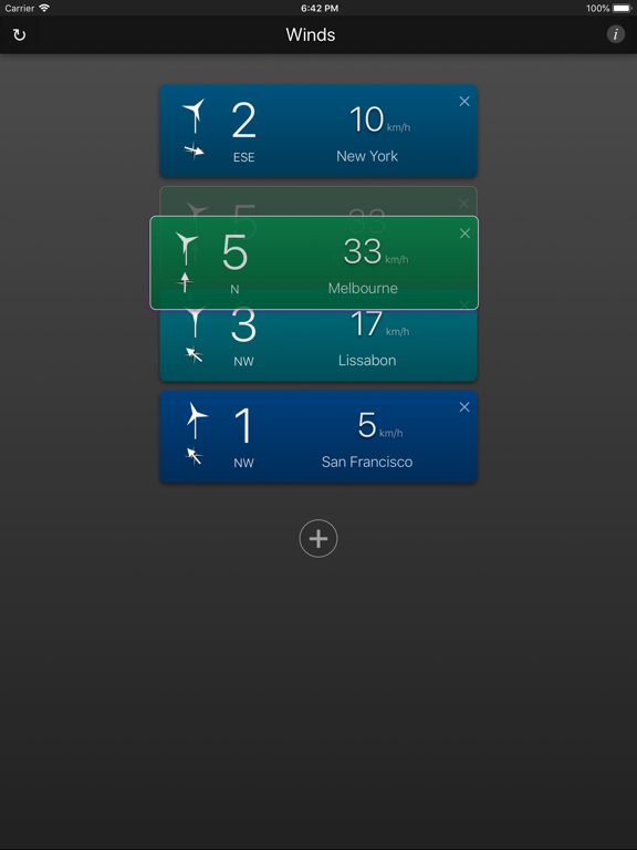 Winds App iPad screenshot 7 - Weather app