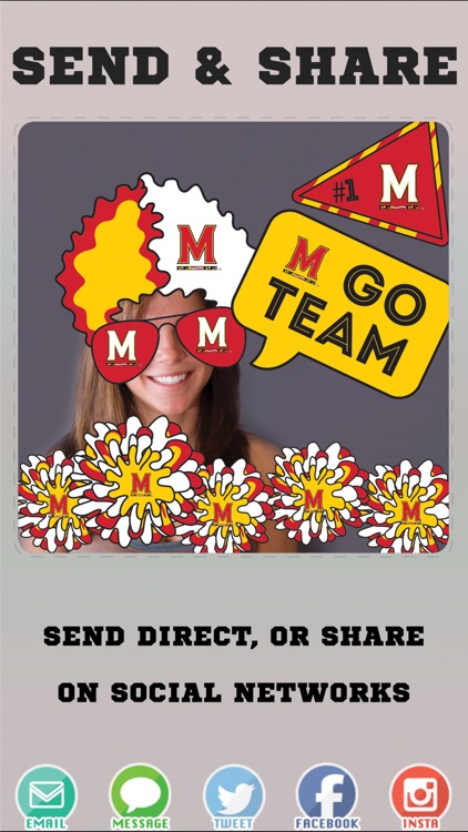 Maryland Terrapins Selfie Stickers screenshot-3