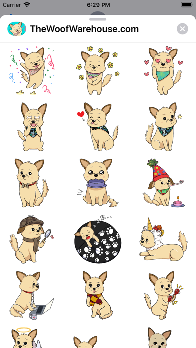 Screenshot #3 pour Dog Stickers by Woof Warehouse