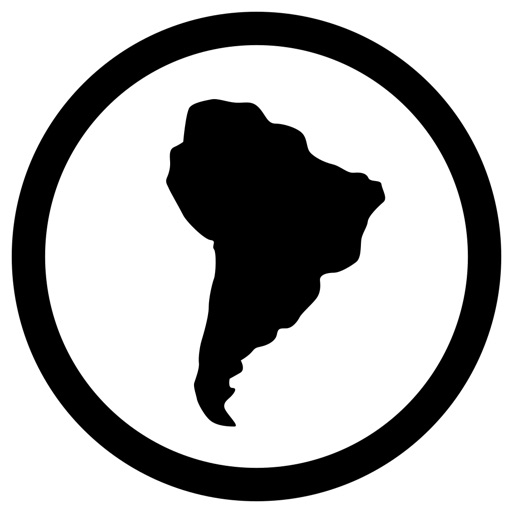 South America Map icon