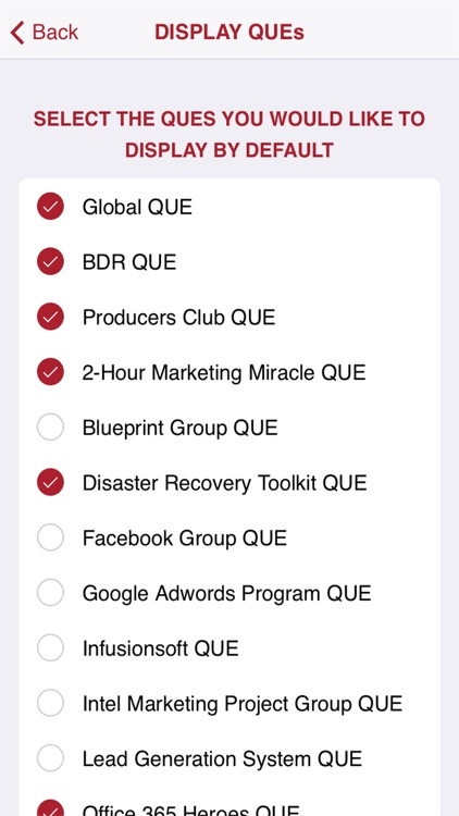Dashboard QUE screenshot-5