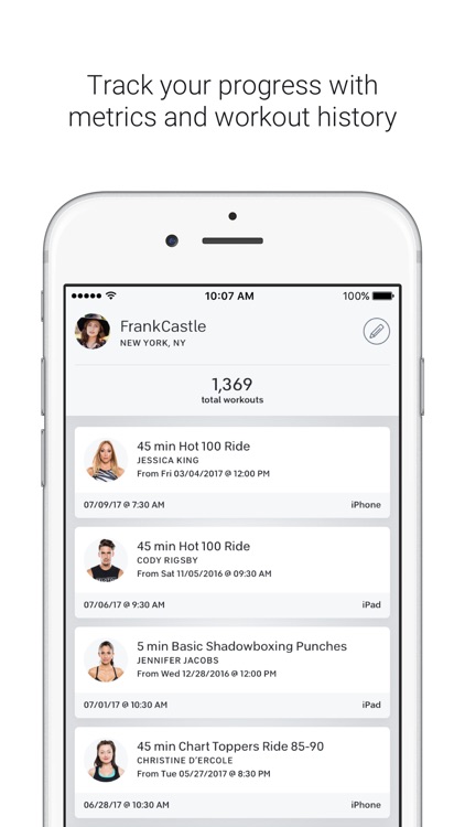 Peloton Cycle Workout Classes screenshot-3