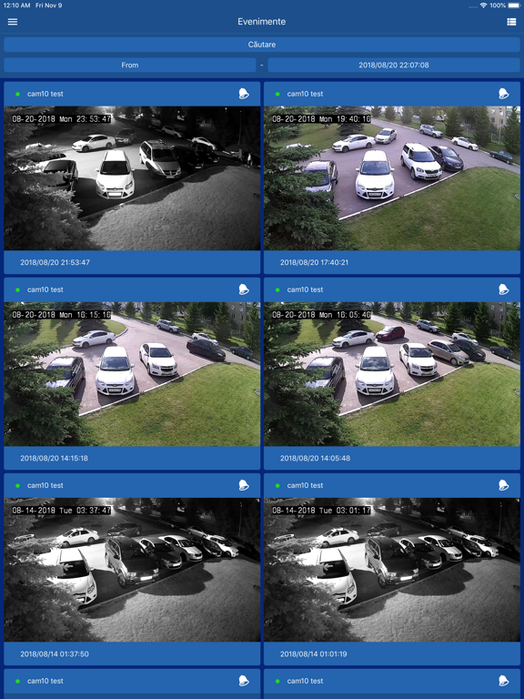 CloudCamera iPad screenshot
