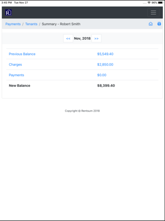 Screenshot #6 pour Rentsum Rent Management Cloud