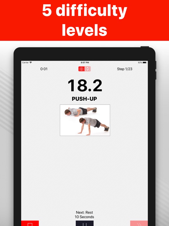 Screenshot #6 pour Arm workout - trainer for arms