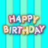 Birthday Party Wishes Stickers