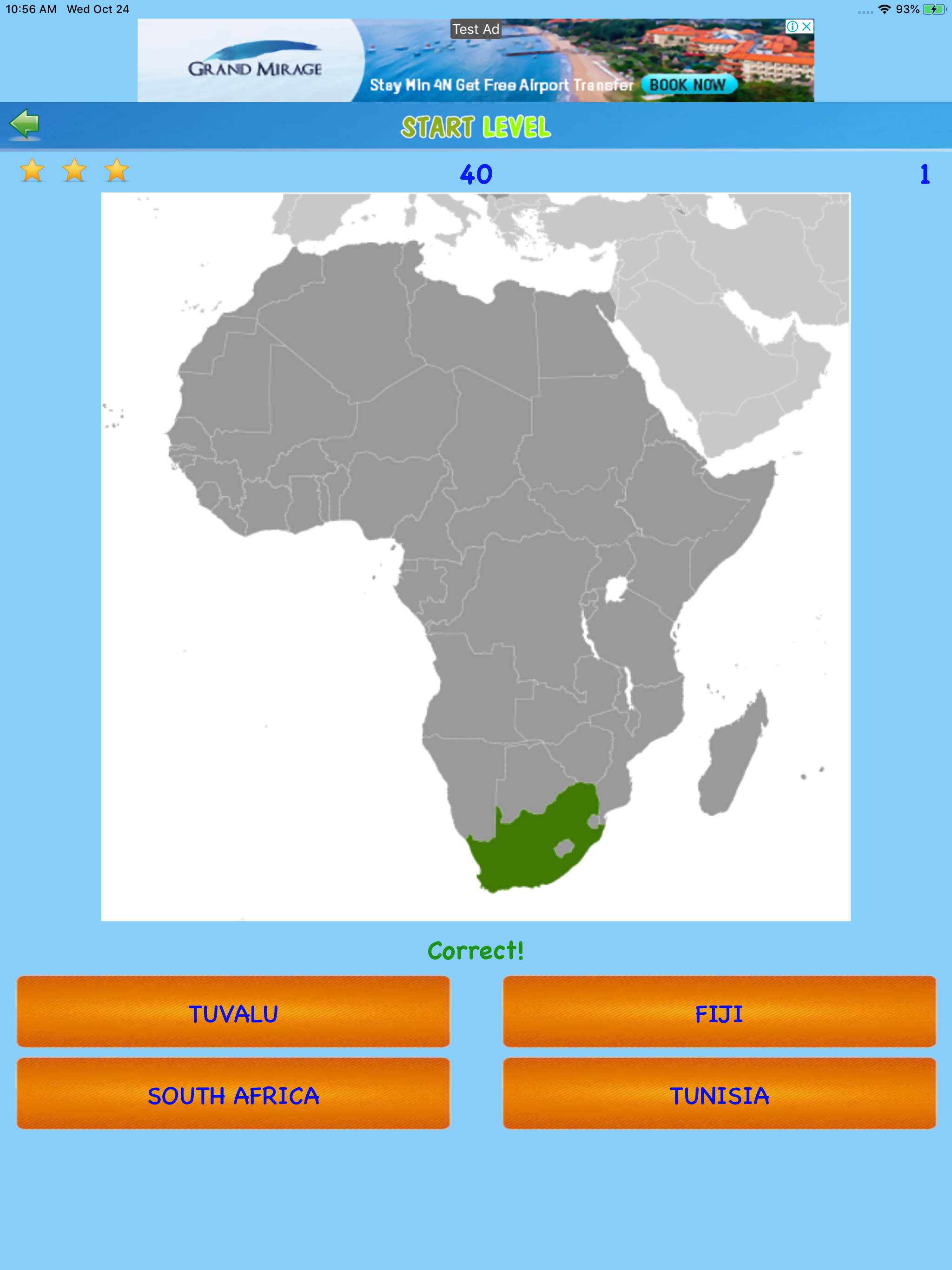New Country Map Quiz