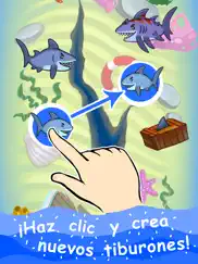 angry shark evolution clicker ipad capturas de pantalla 2