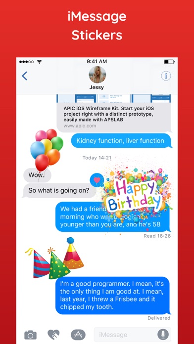 Happy Birthday Sticker HBD Appのおすすめ画像4