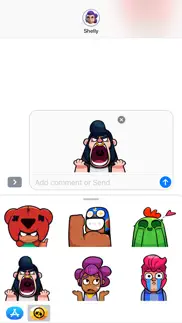 brawl stars animated emojis iphone screenshot 4