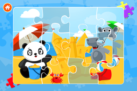 Cute Panda Jigsaw Puzzles For Kids & Toddlers screenshot 2