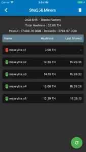 Crypto Mining Monitor screenshot #2 for iPhone