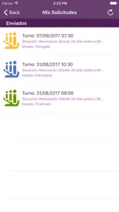 Vicente López Turnos Licencias screenshot #3 for iPhone