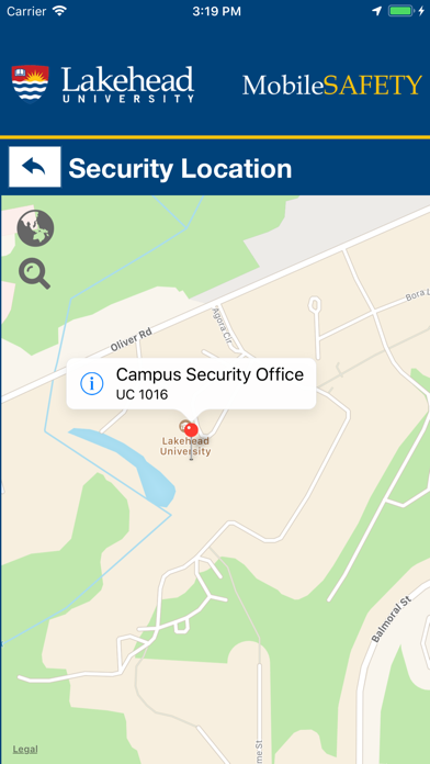 Mobile Safety - Lakehead U Screenshot