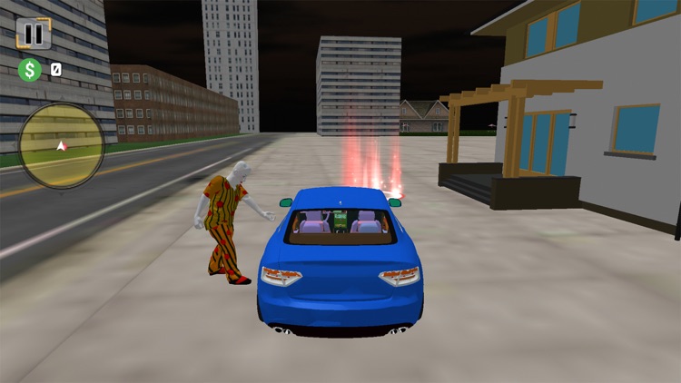 Scary Clown Crime Gang Attack