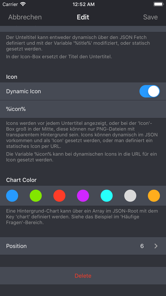 #7. Dashboard (of JSON Requests) (iOS) 由: Benjamin Kramer