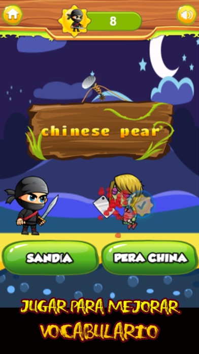 ninja vs zombies - word games screenshot 3