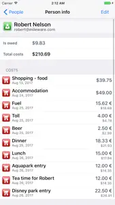 Share-a-bill screenshot #3 for iPhone