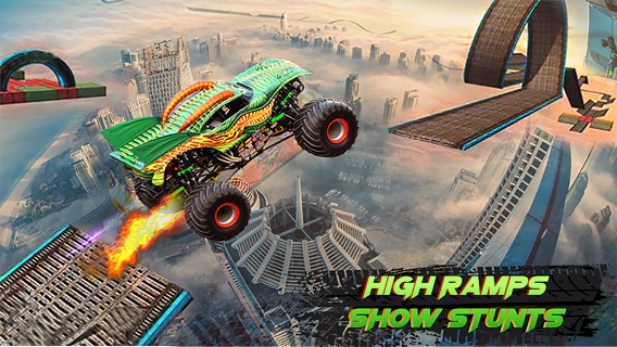 Monster Truck Stunt Racing mtdのおすすめ画像1