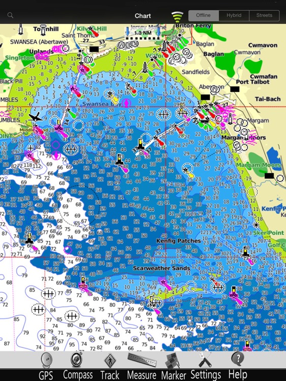 England W Nautical Charts Pro