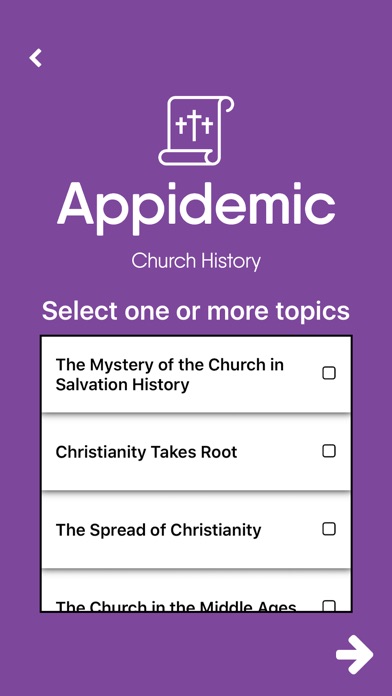 Church History Quiz screenshot 2